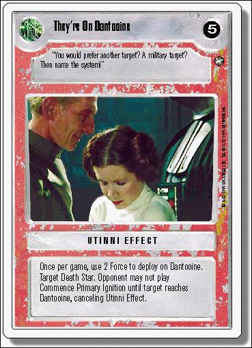 Star Wars: A New Hope Revised (Base Set) card 122 They're On Dantooine