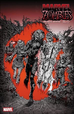 Marvel Zombies: Black, White & Blood issue 3-C Todd Nauck 1:10 House of X 1 Homage Cover