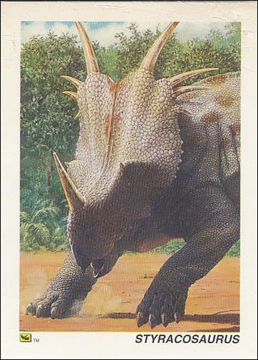 DinoCardz (Base Set) card 2 Styracosaurus