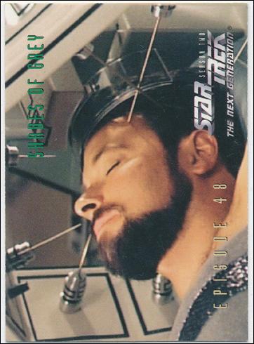Star Trek: The Next Generation - The Episode Collection Season Two (Base Set) card 200 Shades of Grey, Episode 48B