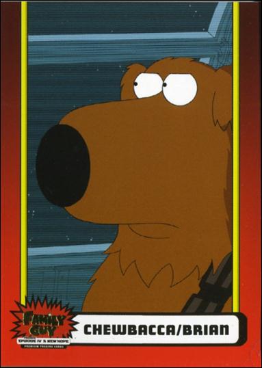 Family Guy Presents Episode IV A New Hope (Base Set) card 8 Chewbacca / Brian