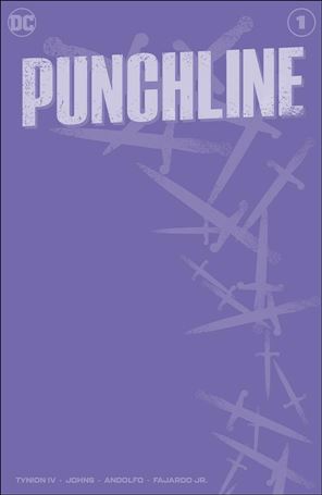 Punchline (2021) issue 1-H Wicked Gator Blank Purple Cover 1/1000