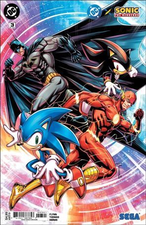 DC x Sonic the Hedgehog issue 3-B Serg Acuña Cover