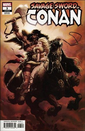 Savage Sword of Conan (2019) issue 3-B Kaare Andrews 1:25 Cover