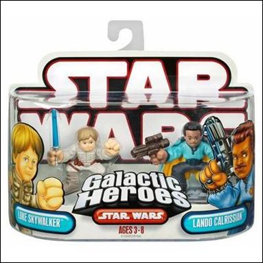 Star Wars: Galactic Heroes figure 37 Luke Skywalker and Lando Calrissian