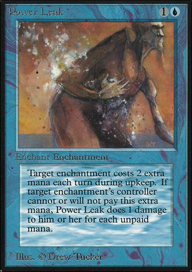 Magic the Gathering: Limited Edition Alpha (Base Set) card 71 Power Leak