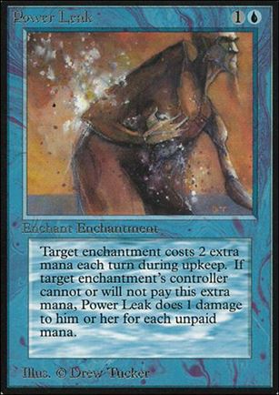Magic the Gathering: Limited Edition Alpha (Base Set) card 71 Power Leak