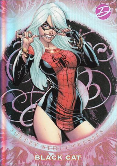 Marvel Dangerous Divas (Sultry Seductresses Subset) card S1 Black Cat