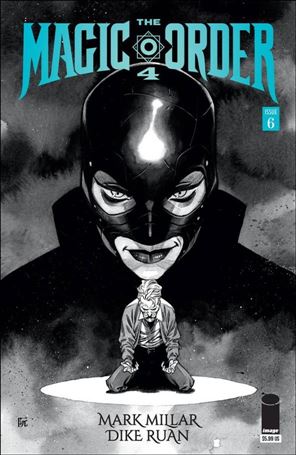 Magic Order 4 issue 6-B Dike Ruan B&W Cover