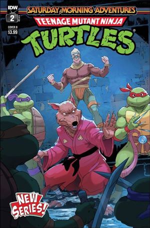 Teenage Mutant Ninja Turtles: Saturday Morning Adventures Continued issue 2-B Dan Schoening Cover