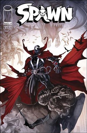 Spawn issue 358-B Paul Renaud Cover