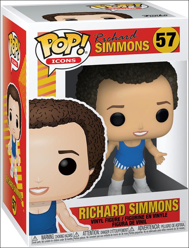 POP! Icons figure 57 Richard Simmons (Blue Shirt)