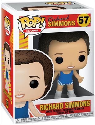 POP! Icons figure 57 Richard Simmons (Blue Shirt)