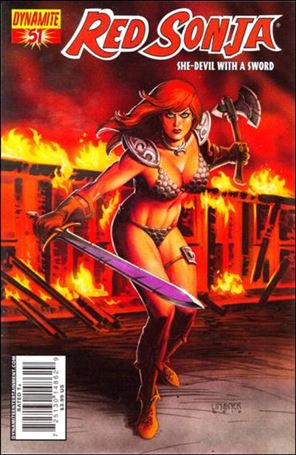 Red Sonja (2005) issue 51 Joseph Michael Linsner Cover