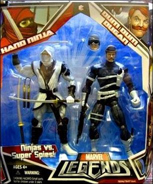 Marvel Legends (2-Packs) figure 8 Hand Ninja (White) and Dum Dum Dugan