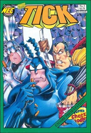 Tick (1988) issue 5-C Green Border Cover (3rd Printing)
