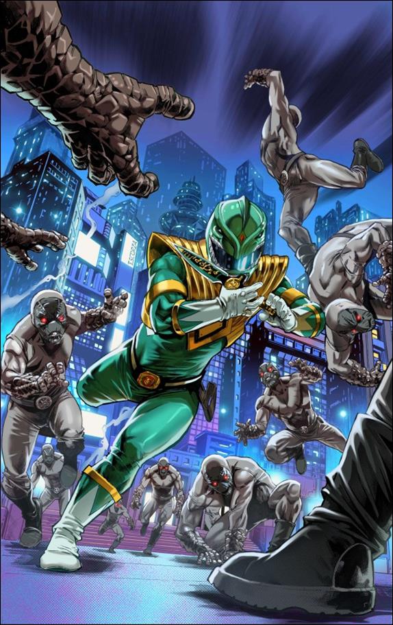 Mighty Morphin Power Rangers: The Return issue 3-F Esau Escorza Virgin Foil Incentive Cover