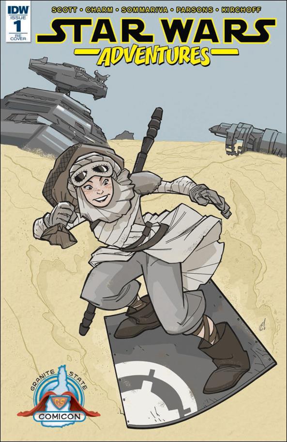 Star Wars Adventures (2017) issue 1-M Craig Rousseau Double Midnight Comics Cover
