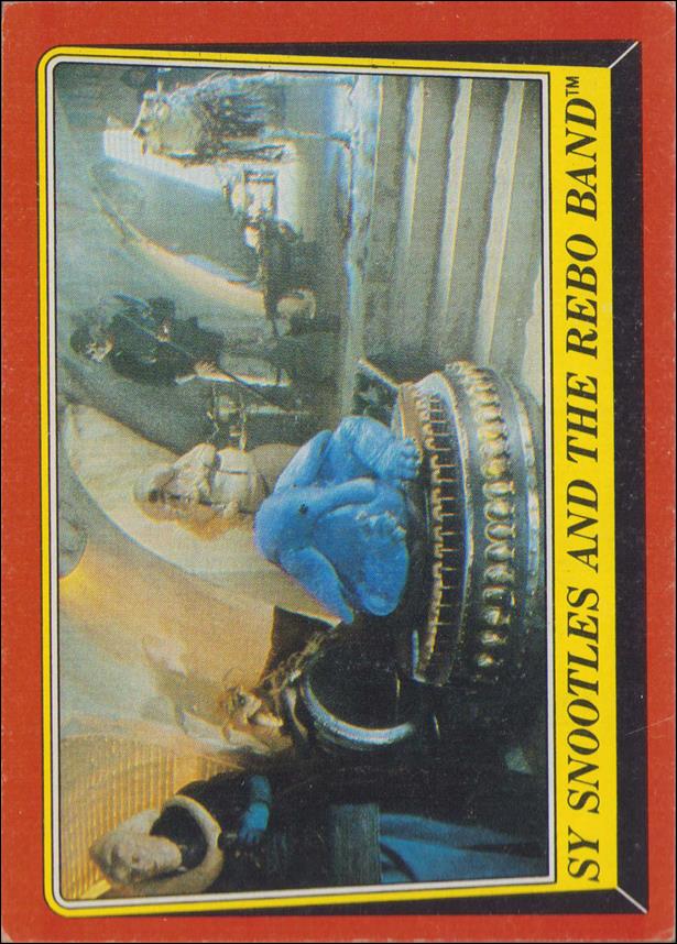Star Wars: Return of the Jedi: Series 1 (Base Set) card 20 Sy Snoodles and the Rebo Band