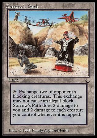 Magic the Gathering: The Dark (Base Set) card 119 Sorrow's Path