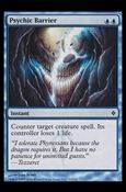 Magic the Gathering: New Phyrexia card 43 Psychic Barrier