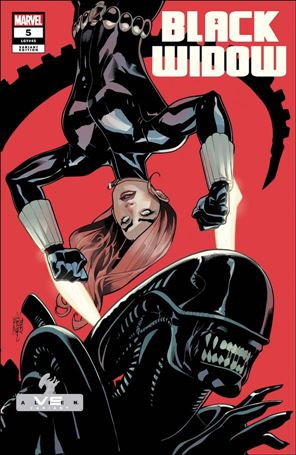 Black Widow (2020) issue 5-B Terry Dodson Marvel vs Alien Cover