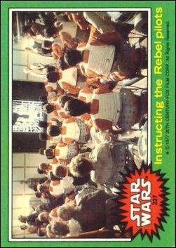 Star Wars: Series 4 (Base Set) card 227 Instructing the Rebel pilots