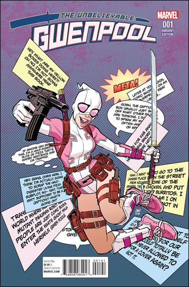 Unbelievable Gwenpool issue 1-B Cameron Stewart 1:20 Cover