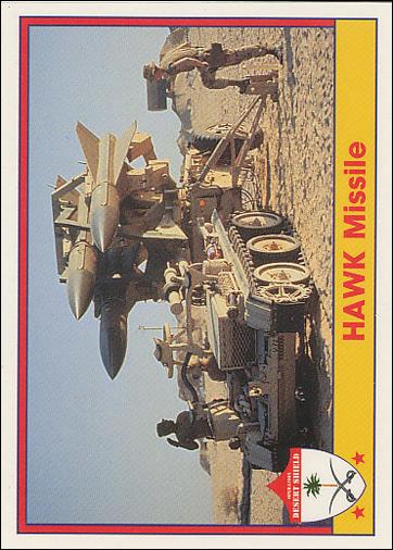 Operation Desert Shield (Base Set) card 40 HAWK Missile