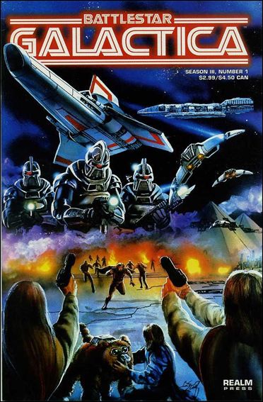 Battlestar Galactica: Season III issue 1 Chris Scalf Cover