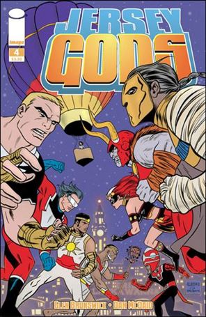 Jersey Gods issue 4 Michael Allred Cover