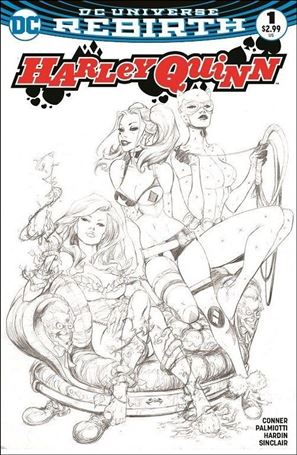 Harley Quinn (2016) issue 1-TN Joe Benitez Hero University Sketch Cover
