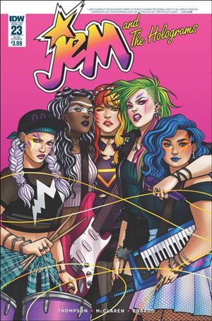 Jem and the Holograms issue 23-B Jen Bartel Subscription Cover