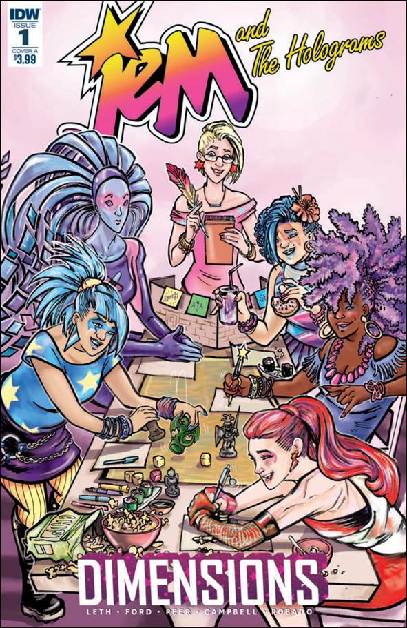 Jem and the Holograms:  Dimensions issue 1 Tana Ford Cover