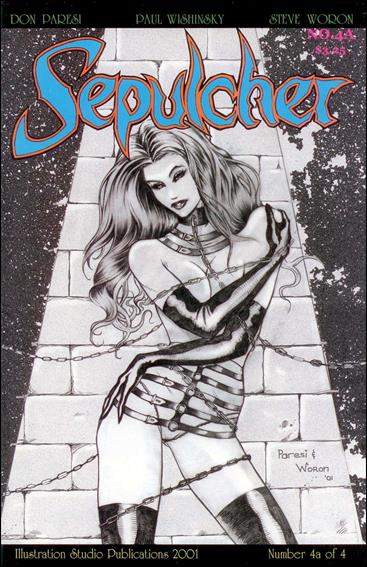 Sepulcher issue 4 Black & White Cover