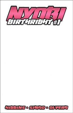 Nyobi: Birthright issue 1-E Blank Cover