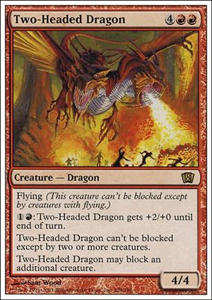 Magic the Gathering: 8th Edition (Base Set) card 229 Two-Headed Dragon