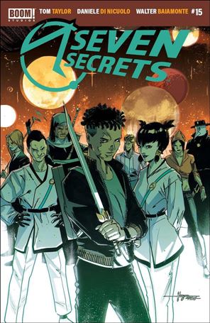 Seven Secrets issue 15-B Javier Fernandez Cover