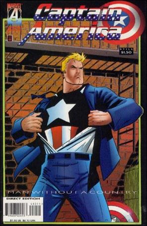 Captain America (1968) issue 450 Superman Homage Cover