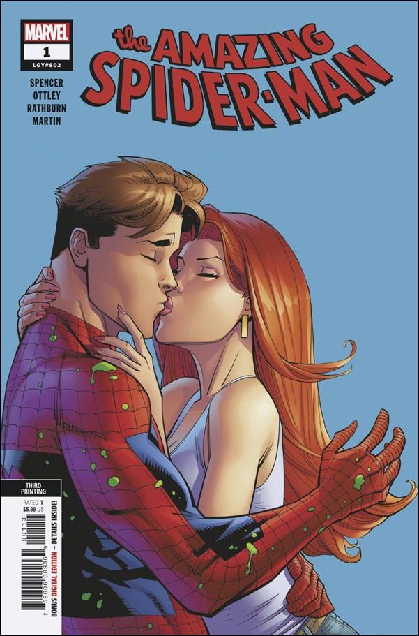 Amazing Spider-Man (2018) issue 1-Z Ryan Ottley Cover (3rd Printing)