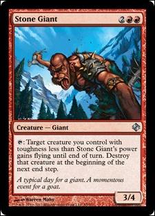Magic the Gathering: Duel Decks: Venser vs. Koth (Base Set) card 55 Stone Giant