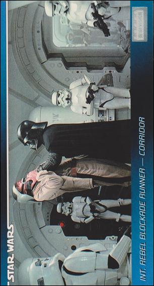 Star Wars Widevision (Base Set) card 8 Int. Rebel Blockade Runner - Corridor