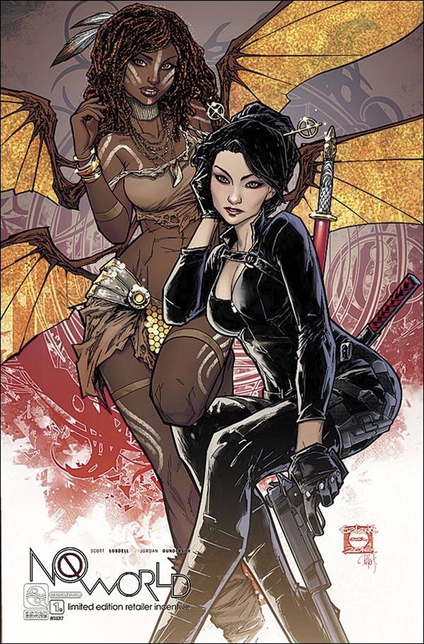 No World issue 1-E Talent Caldwell 1:12 Cover