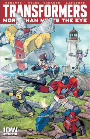 Transformers: More Than Meets the Eye (2012) issue 45-D Casey Coller Giant Robot Comics Cover