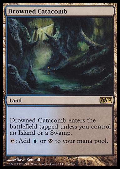 Magic the Gathering: 2012 Core Set (Base Set) card 226 Drowned Catacomb