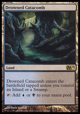 Magic the Gathering: 2012 Core Set (Base Set) card 226 Drowned Catacomb