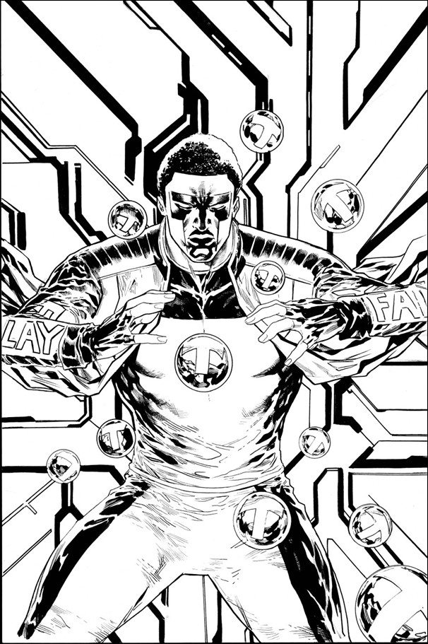 Mr. Terrific: Year One issue 5-B Ken Lashley Cardstock Cover