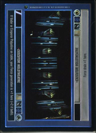 Star Wars: Reflections II: Expanding the Galaxy (Base Set) card 55 Executor: Holotheatre
