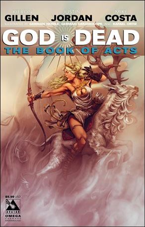 God is Dead: The Book of Acts issue Omega-B Carnage Wraparound Cover