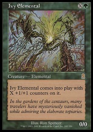 Magic the Gathering: Odyssey (Base Set) card 245 Ivy Elemental